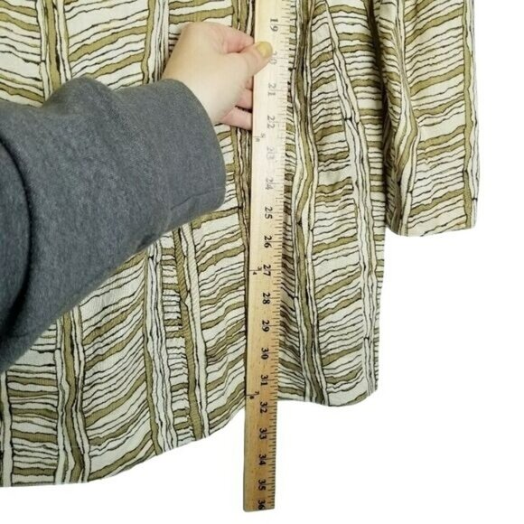 Pia Rucci vintage 80s? Blazer jacket womens Medium linen‎ blend Mark's on cuff - Picture 8 of 13